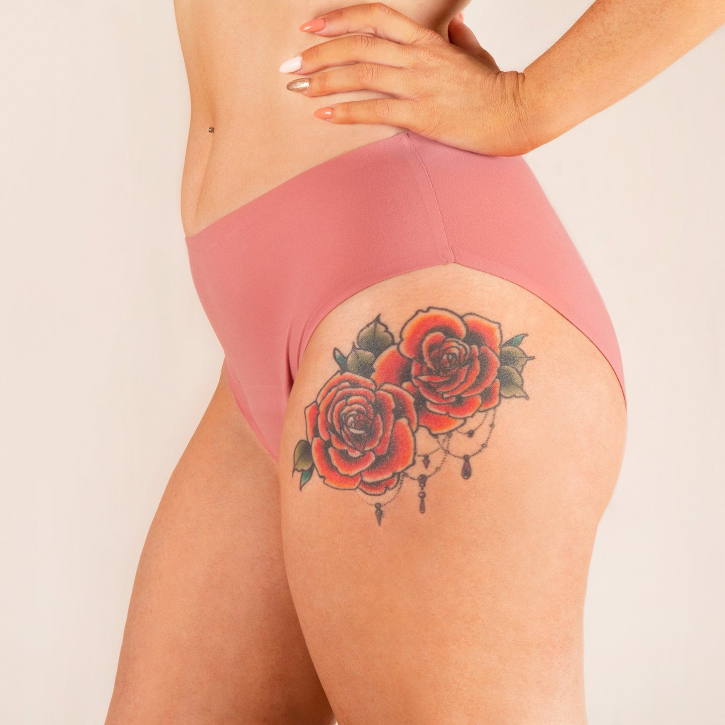 Nahtlosen Menstruations-Slip rose profil