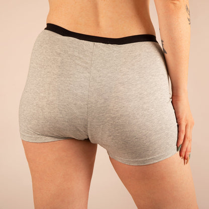 Boxer menstruelle gris Rückseite