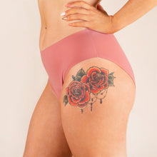 Lade das Bild in den Galerie-Viewer, Nahtlosen Menstruations-Slip rose profil
