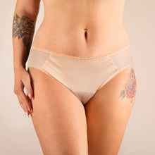 Lade das Bild in den Galerie-Viewer, Menstruationsslip manon beige face
